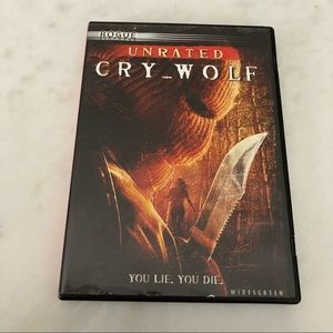 🛍🏙3️⃣ for $1️⃣5️⃣ Cry Wolf DVD